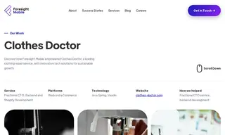 Preview of the Clothes Doctor Case Study