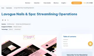 Preview of the Lavogue Nails & Spa Case Study