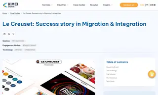 Preview of the Le Creuset Case Study