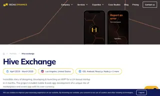 Preview of the Hive Exchange Technologies Case Study