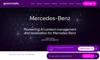 Preview of the Mercedes-Benz Case Study