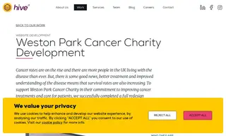 Preview of the Weston Park Cancer Charity Case Study