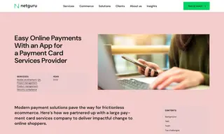 Preview of the Large Payment Card Services Company Case Study