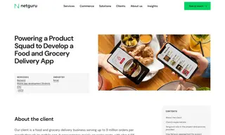 Preview of the Food and Grocery Delivery Business Case Study