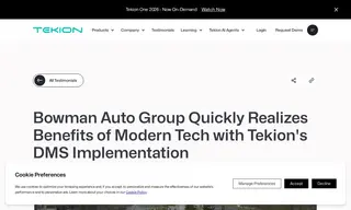Preview of the Bowman Auto Group Case Study