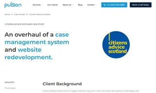 Preview of the Citizens Advice Scotland Case Study