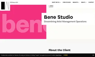 Preview of the Bene Studio Case Study