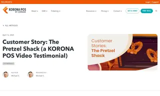 Preview of the The Pretzel Shack Case Study