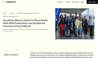 Preview of the Foundever Case Study