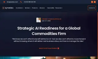 Preview of the Global Commodities Trading Firm Case Study