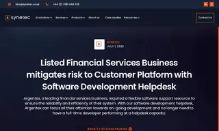 Preview of the Argentex Group Plc Case Study