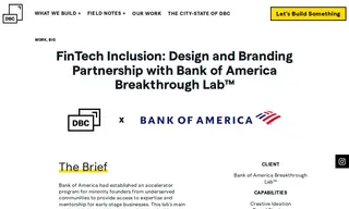 Preview of the Bank of America Breakthrough Lab™ Case Study
