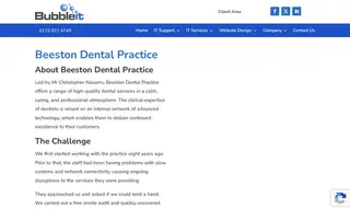 Preview of the Beeston Dental Practice Case Study