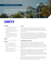 Preview of the Onity Case Study