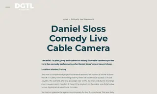 Preview of the Daniel Sloss Case Study