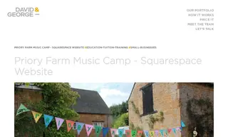 Preview of the Priory Farm Music Camp Case Study