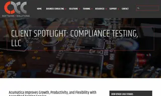 Preview of the Compliance Testing, LLC Case Study