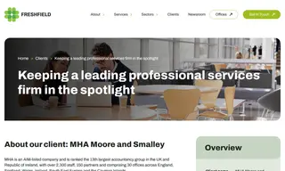 Preview of the MHA Moore and Smalley Case Study
