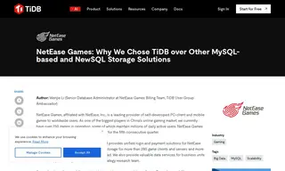 Preview of the NetEase Games Case Study
