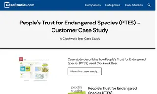 Preview of the People's Trust for Endangered Species (PTES) Case Study