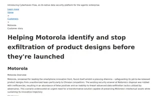 Preview of the Motorola Case Study