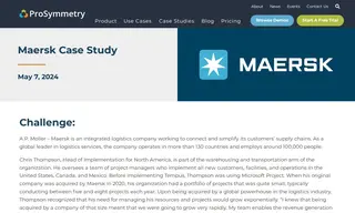 Preview of the Maersk Case Study