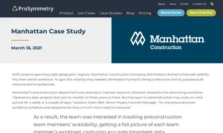 Preview of the Manhattan Construction Company Case Study