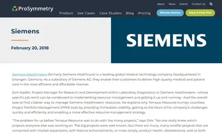 Preview of the Siemens Healthineers Case Study