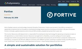 Preview of the Fortive Case Study