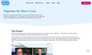 Preview of the Together for Short Lives Case Study
