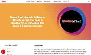 Preview of the Game Over Arcade Case Study