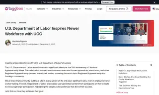 Preview of the U.S. Department of Labor Case Study