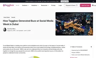 Preview of the Social Media Week Case Study