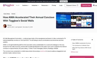 Preview of the All India Management Association (aima) Case Study