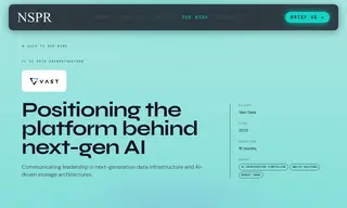 Preview of the VAST Data Case Study