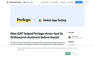 Preview of the Perlego Case Study
