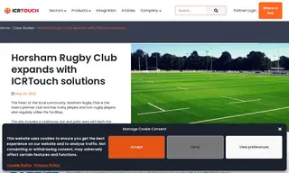 Preview of the Horsham Rugby Club Case Study