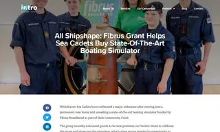 Preview of the Whitehaven Sea Cadets Case Study