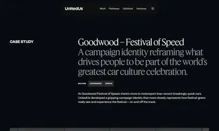 Preview of the Goodwood Festival of Speed Case Study