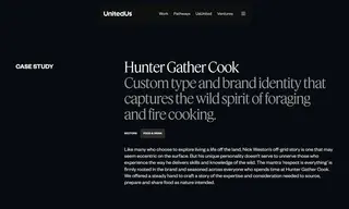 Preview of the Hunter Gather Cook Case Study