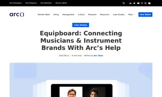 Preview of the Equipboard Case Study
