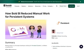 Preview of the Persistent Systems Case Study