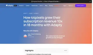 Preview of the 44pixels Case Study