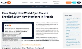 Preview of the World Gym (Tucson) Case Study