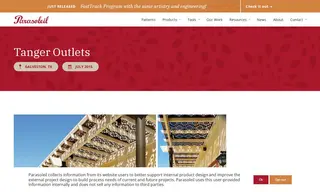 Preview of the Tanger Outlet Case Study