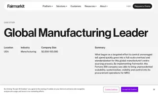 Preview of the Global Manufacturing Leader Case Study