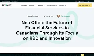 Preview of the Neo Financial Case Study