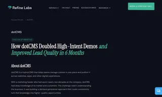 Preview of the dotCMS Case Study