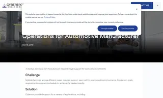 Preview of the Startup Electrical Car Manufacturer Case Study