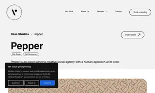 Preview of the Pepper Case Study